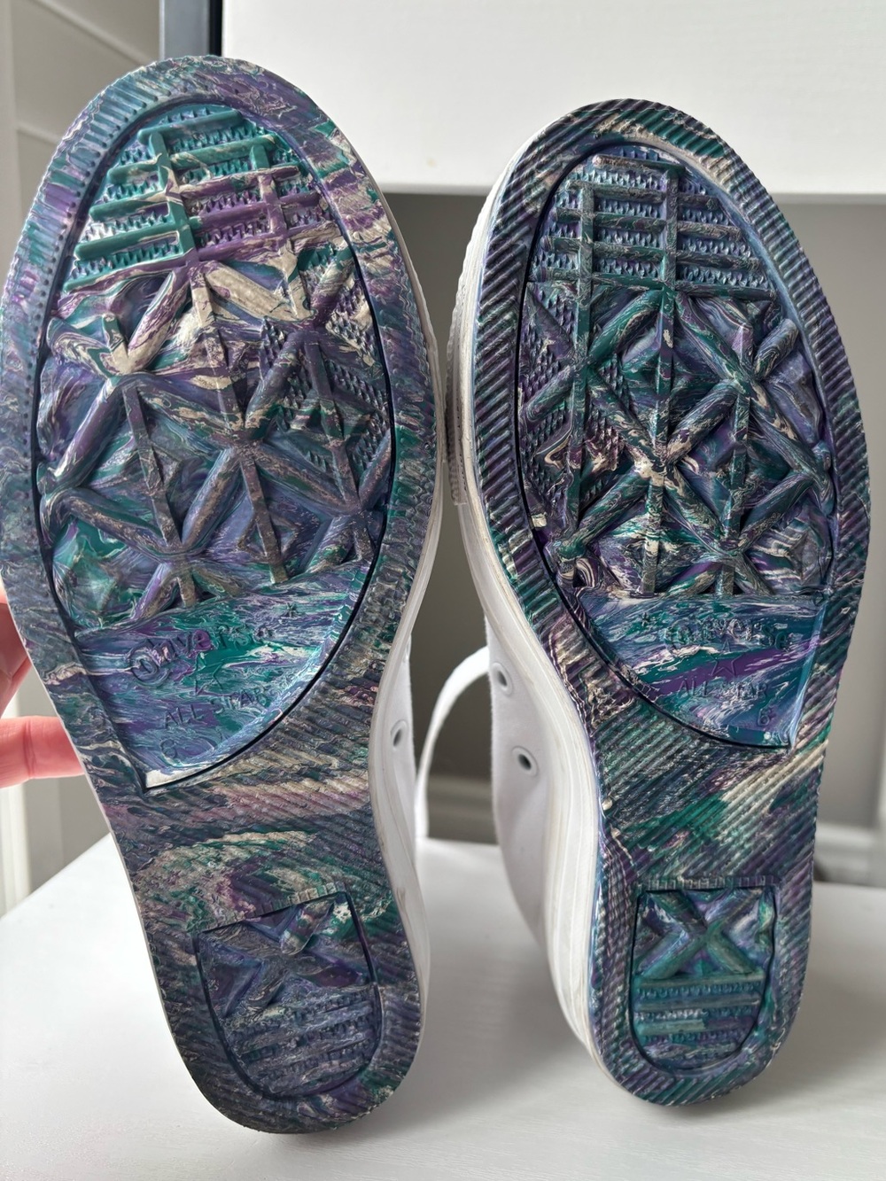 Converse White High-Top Canvas Sneakers - Picture 3 of 8